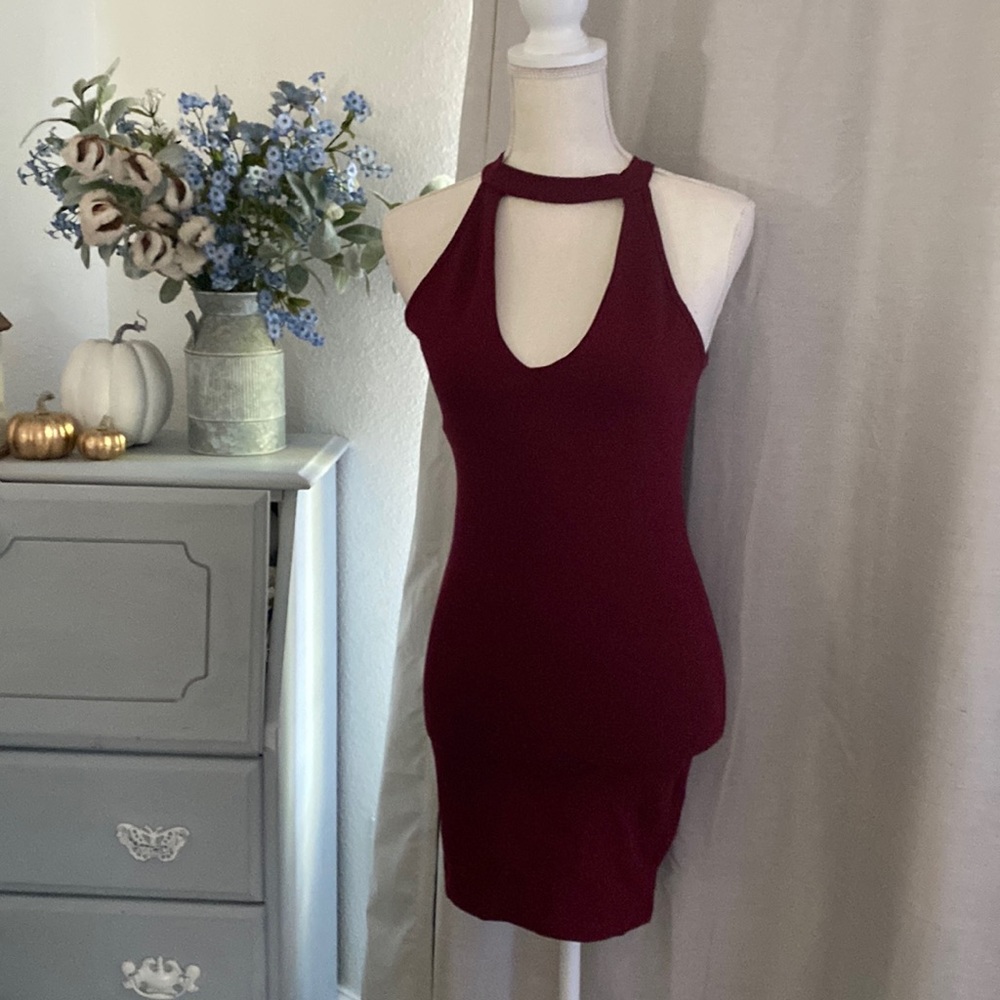 Burgandy dress